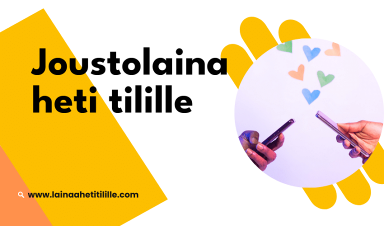 Joustolaina  heti tilille